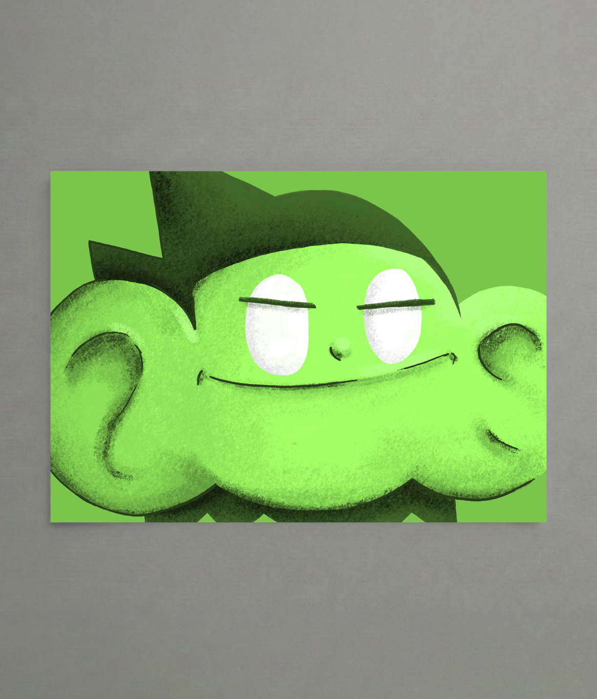 RELAXED BEAN (A3 PRINT)