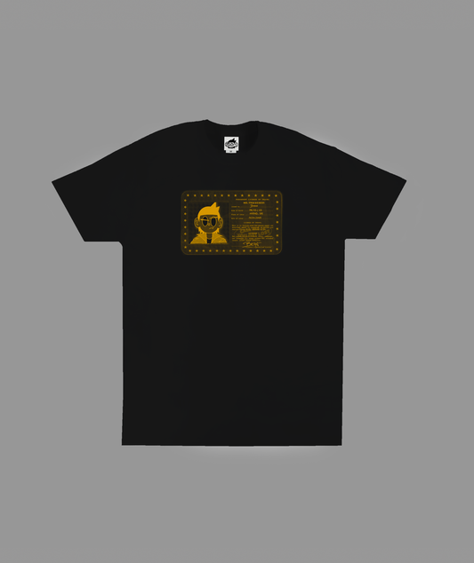 T-SHIRT BEAN CARD BLACK